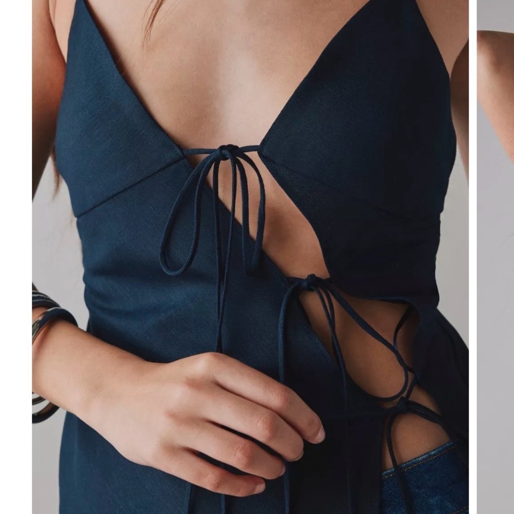 BNWT Lioness Urban Outfitters Assymetrical Tie Top